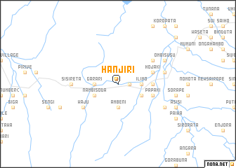 map of Hanjiri