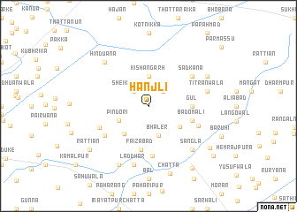 map of Hanjli