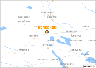 map of Hankamäki