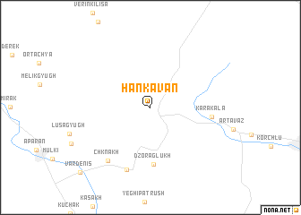 map of Hankʼavan