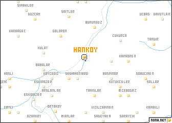 map of Hanköy