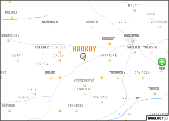 map of Hanköy