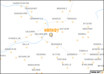 map of Hanköy