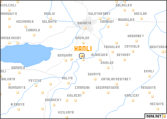 map of Hanlı