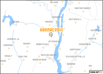 map of Hannacroix
