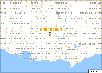 map of Hannagala