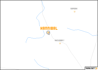 map of Hannibal