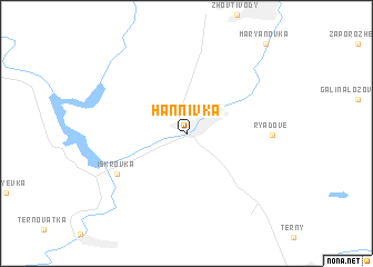 map of Hannivka