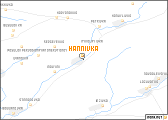 map of Hannivka