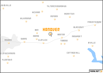 map of Hanover