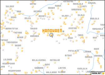 map of Hanowaen
