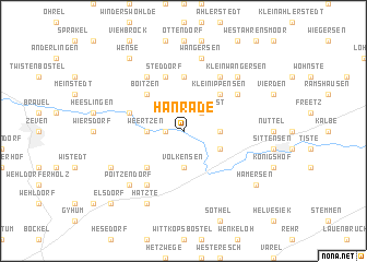 map of Hanrade