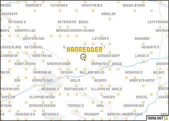 map of Hanredder