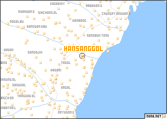 map of Hansanggol