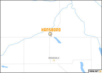map of Hansboro