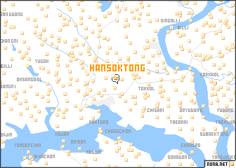 map of Hansŏk-tong