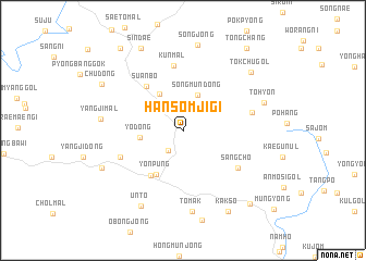 map of Hansŏmjigi