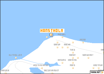 map of Hanstholm