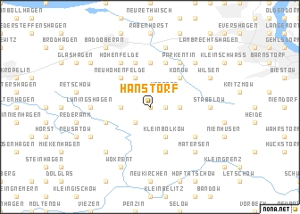 map of Hanstorf