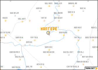 map of Hantepe