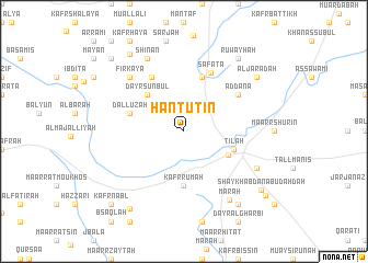 map of Ḩantūtīn