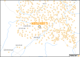 map of Hanumanti