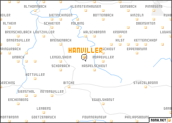 map of Hanviller