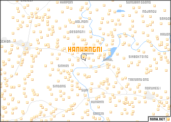 map of Hanwang-ni