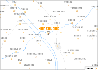 map of Hanzhuang