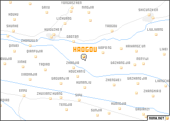 map of Haogou