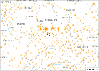 map of Haokhyŏn