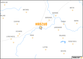 map of Haozuo
