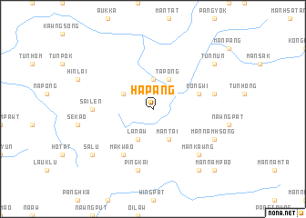 map of Hapang