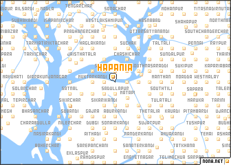 map of Hāpānia