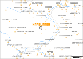 map of Hapelāneh