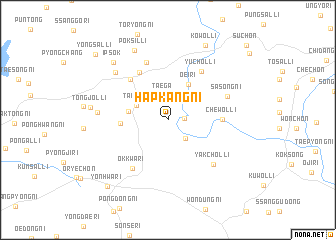 map of Hapkang-ni