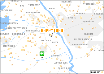 map of Happytown