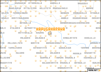map of Hapugaharawa