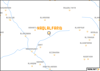 map of Ḩaql al Fārid