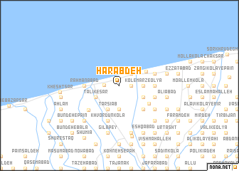 map of Ḩarabdeh