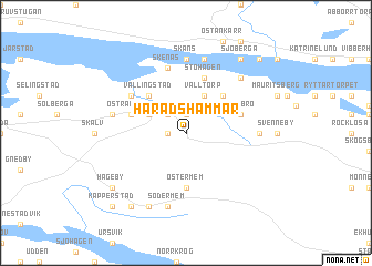 map of Häradshammar