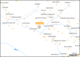 map of Harā\