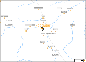 map of Ḩarajah