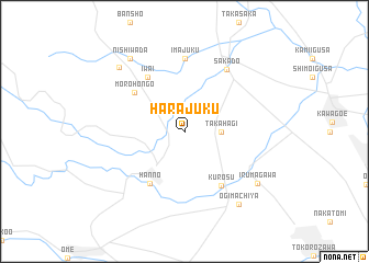 map of Harajuku