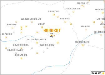 map of Harakat