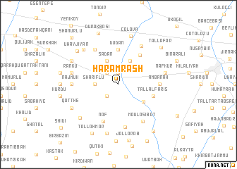 map of Ḩaram Rāsh