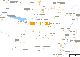 map of Haramzai Kili