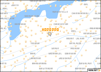 map of Harappa