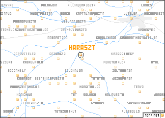 map of Haraszt