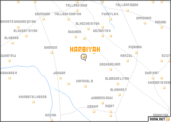 map of Ḩarbīyah